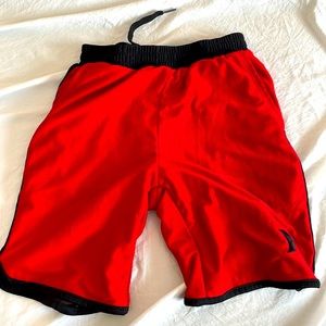 Red shorts